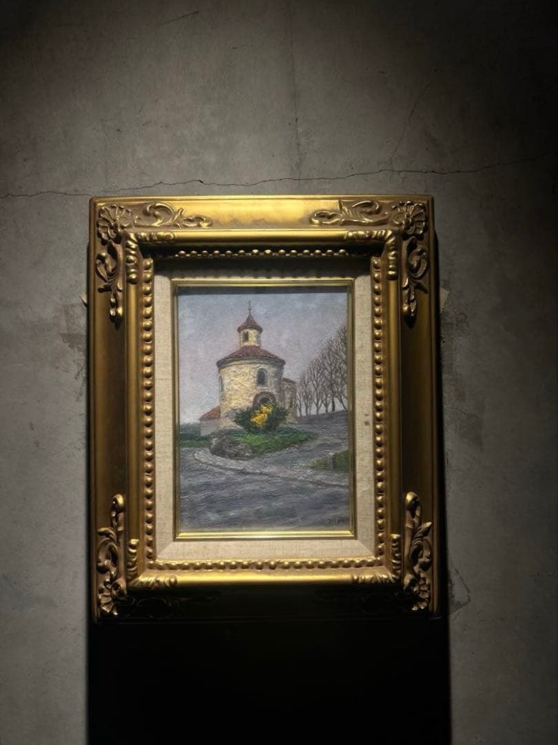 新保甚平【聖マルティンのロツンダ】肉筆油彩画