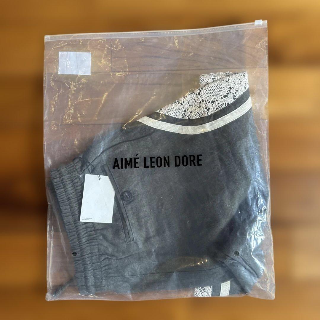 AIMÉ LEON DORE オリーブ リネン ショートパンツ M 新品未使用品