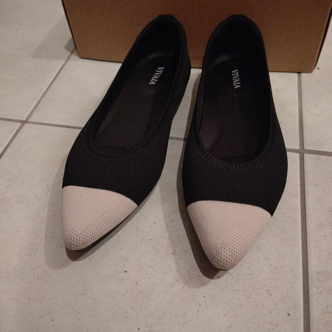 【⋈ribbon-bon⋈】VIVAIA ポインテッドトゥフラットシューズ