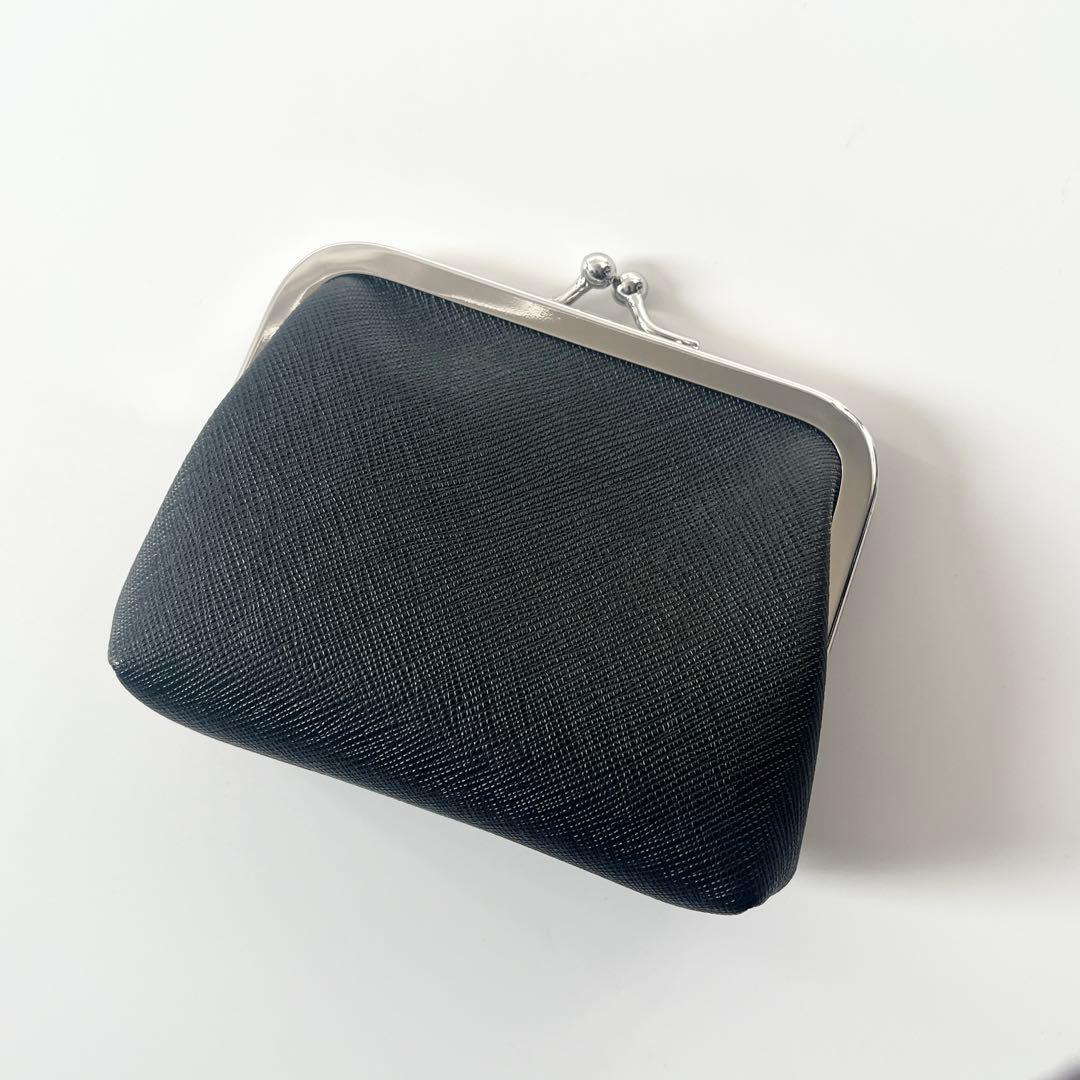 ヴィヴィアンウエストウッド　がま口　ケース　オーブ　レザー　黒　ブラック