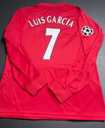 04/05 リバプール ホーム 7番 ルイス・ガルシア 長袖 ユニフォーム