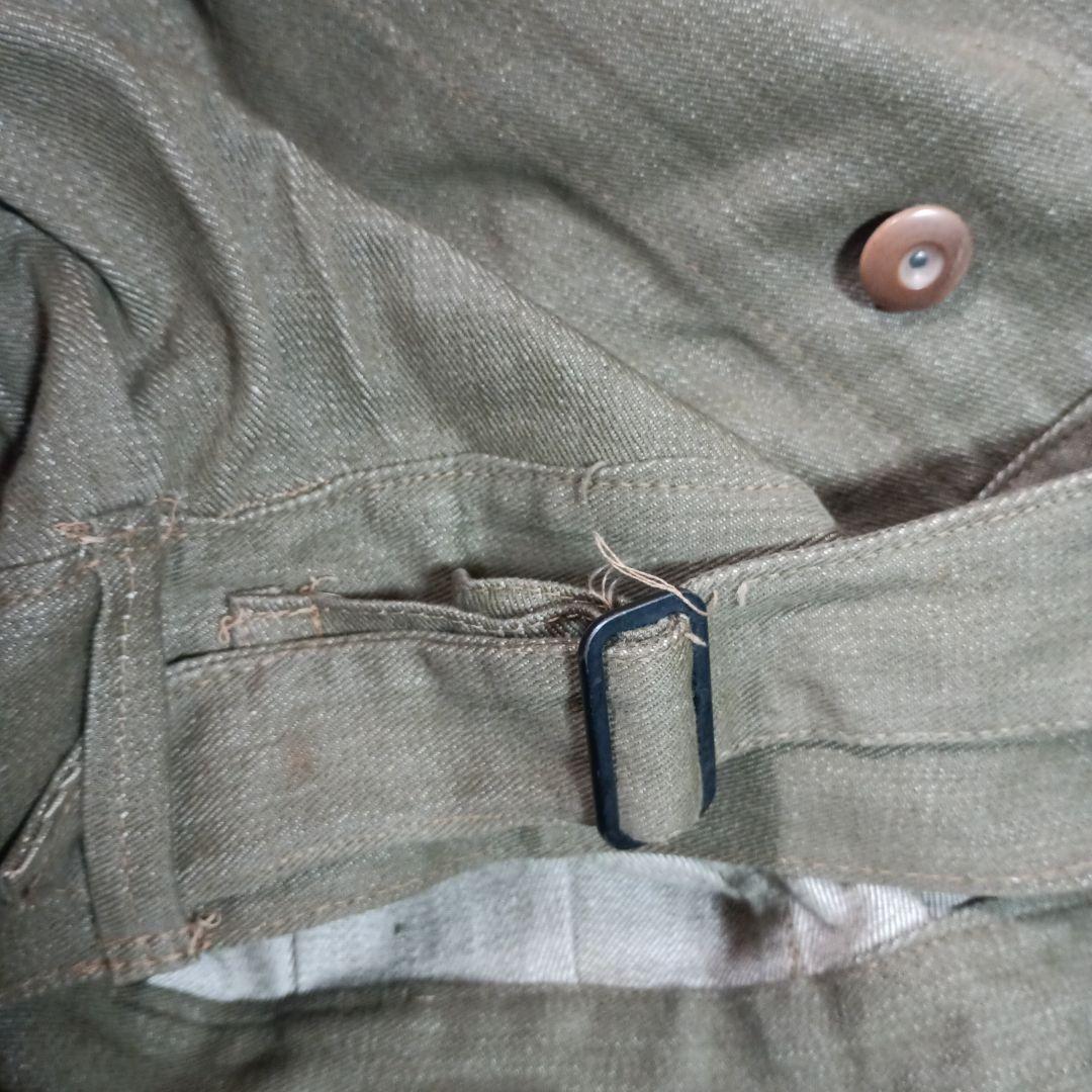 WW2ロット1945年製イギリス軍グリーンデニムジャケット　バトルドレス