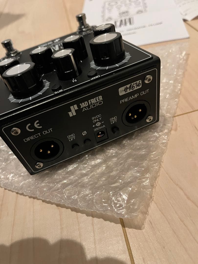 ベース Jad Freer Audio CAPO Bass Preamp