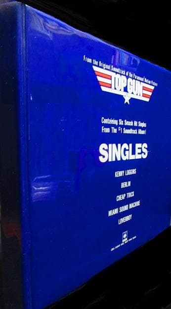 9【希少非売品】　映画「トップガン/Top Gun」7inch 6枚セット