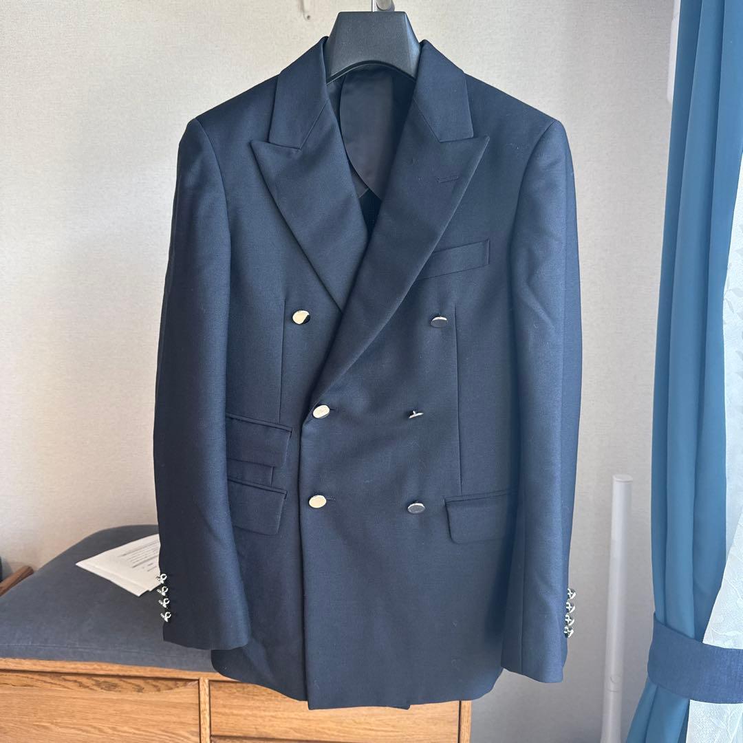 ジャケット・アウター SCYE BASICS Mohair Barathea 6B DB Blazer