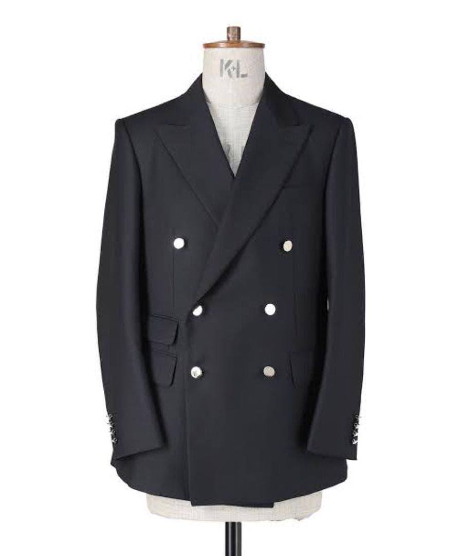 ジャケット・アウター SCYE BASICS Mohair Barathea 6B DB Blazer