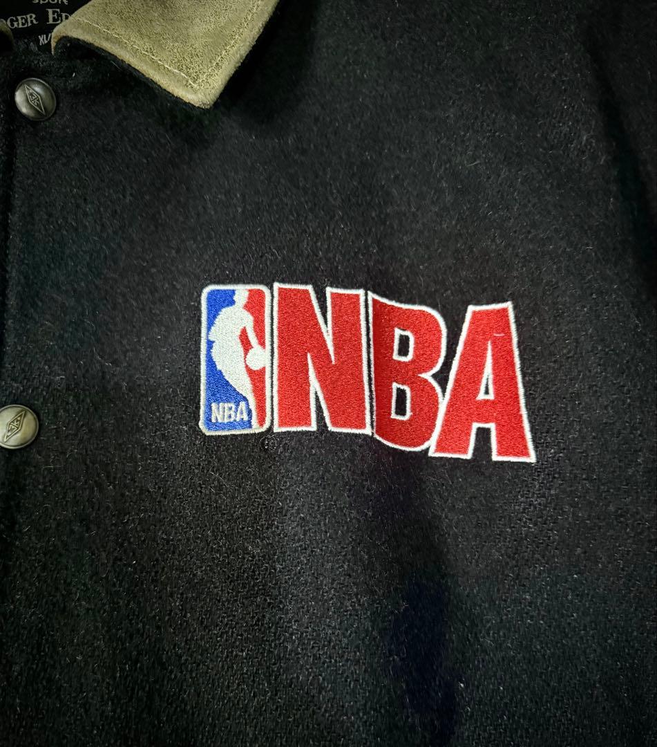 極希少　NBA公式 本革スエード ウール スタジャン