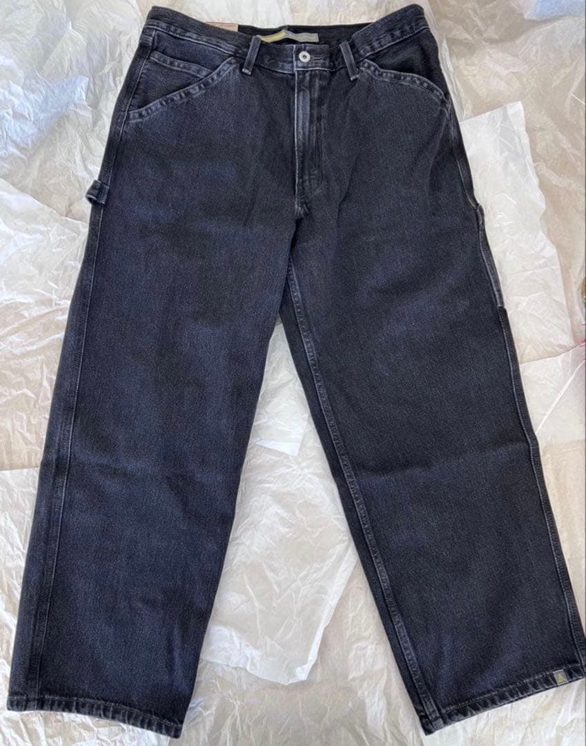 LEVIS SILVER TAB デニム バギー 34L30 ブラックデニム