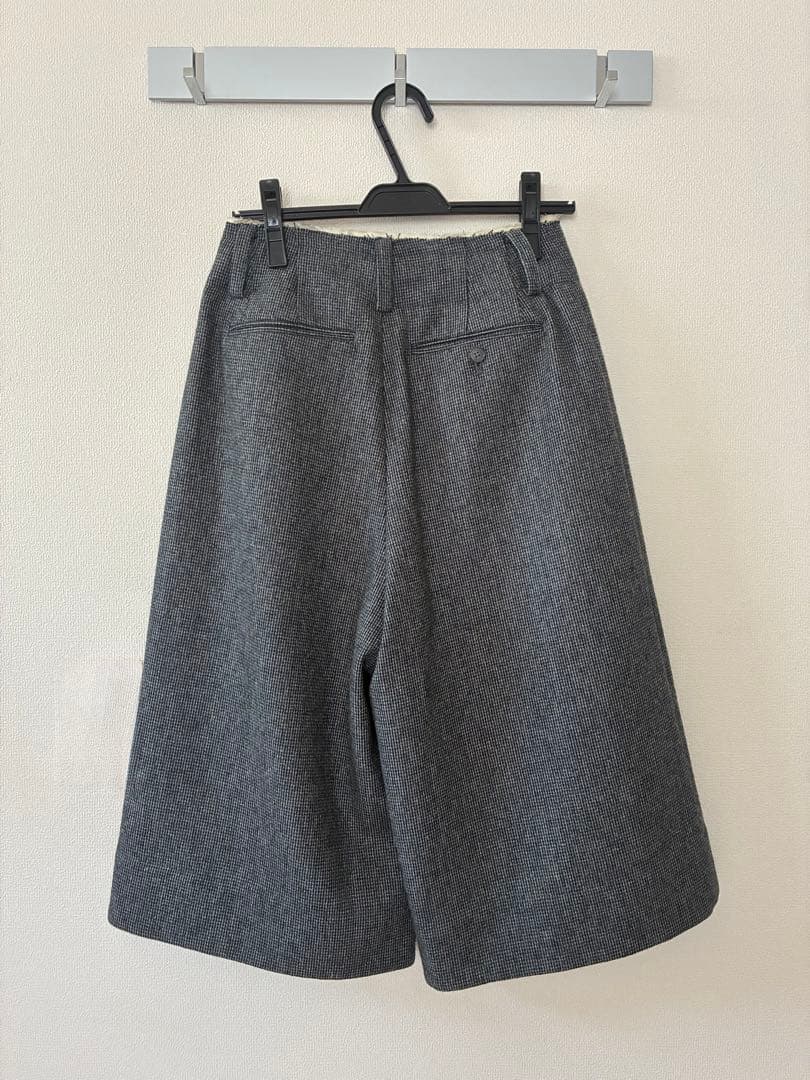 パンツ MAISON SPECIAL Wool Wide Shorts