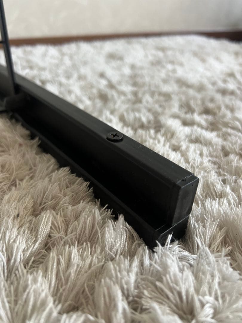 80's 90s アイアンフレーム 長方形 ガラスローテーブル 昭和レトロ