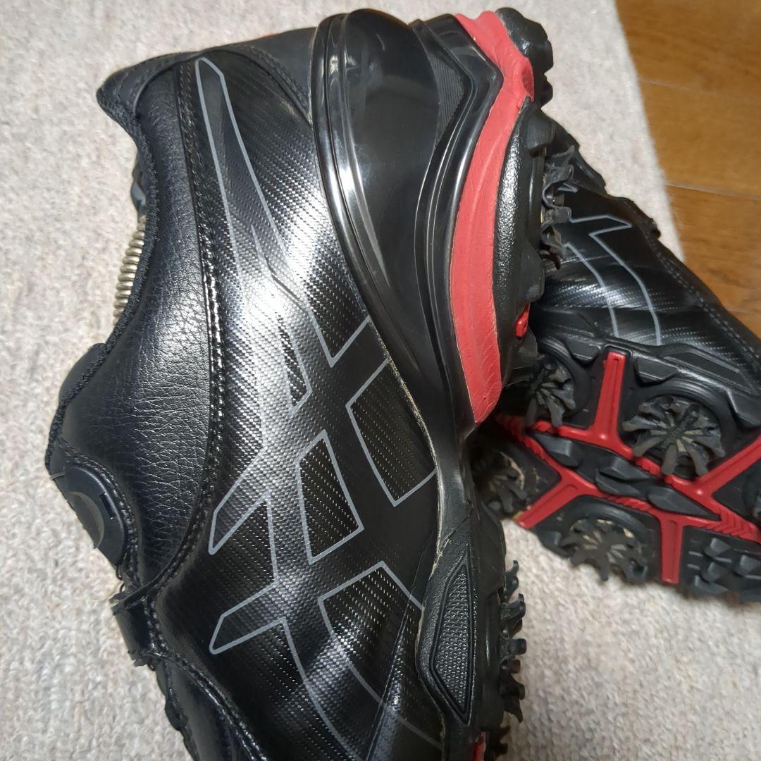 アシックス ゴルフシューズ 上位モデル 黒 26.5cm 目立った傷や汚れなし！