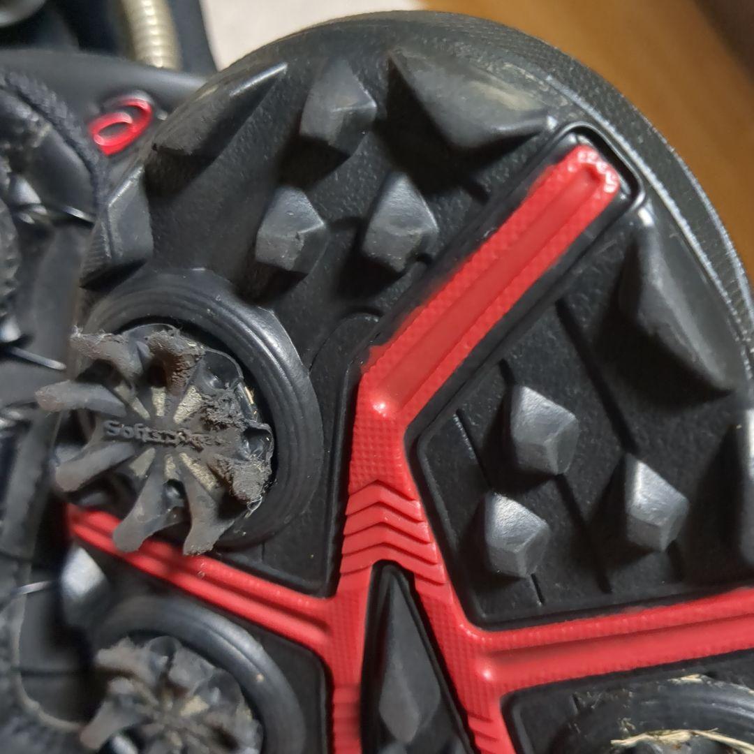 アシックス ゴルフシューズ 上位モデル 黒 26.5cm 目立った傷や汚れなし！