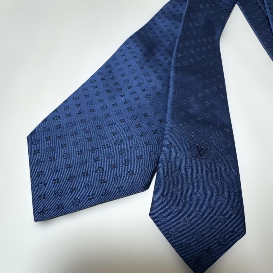 【未使用級】Louis Vuitton クラヴァット・ミックス モノグラム8CM