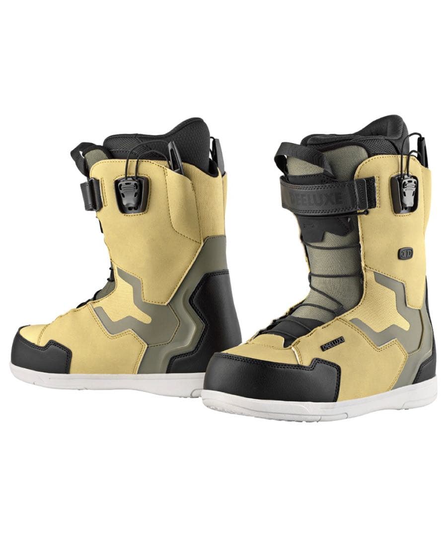 スノーボードブーツ(男性用) イエロー/オリーブ