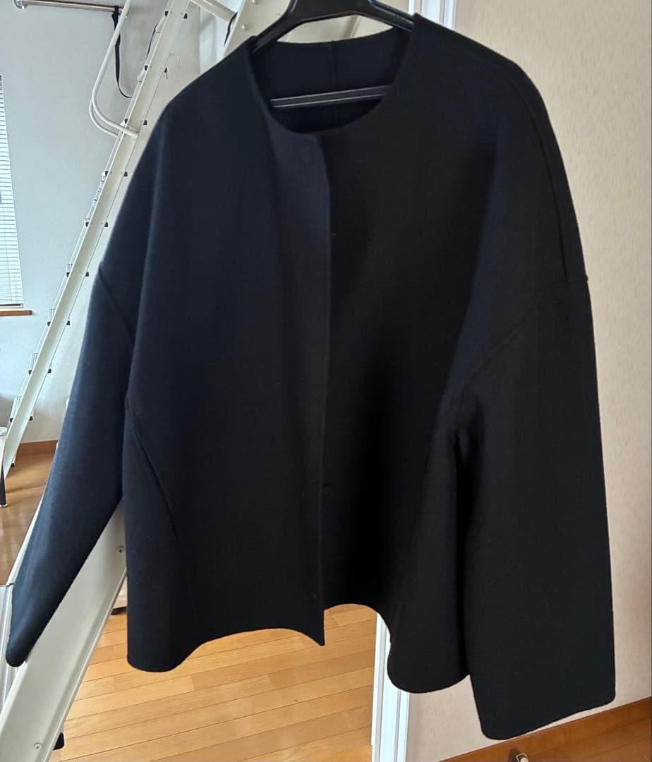 ADOREアドーア ライトリバーノーカラージャケット✨