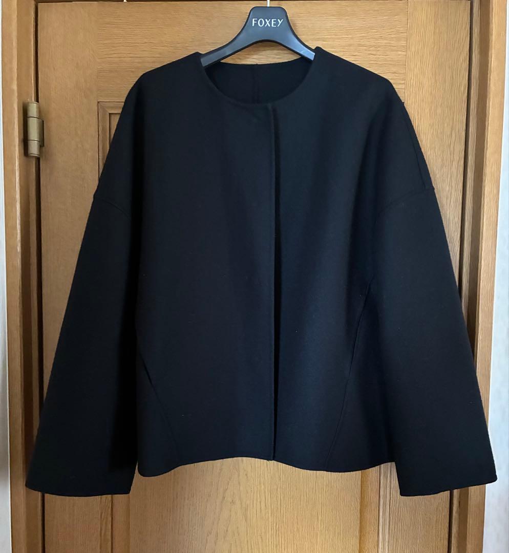 ADOREアドーア ライトリバーノーカラージャケット✨