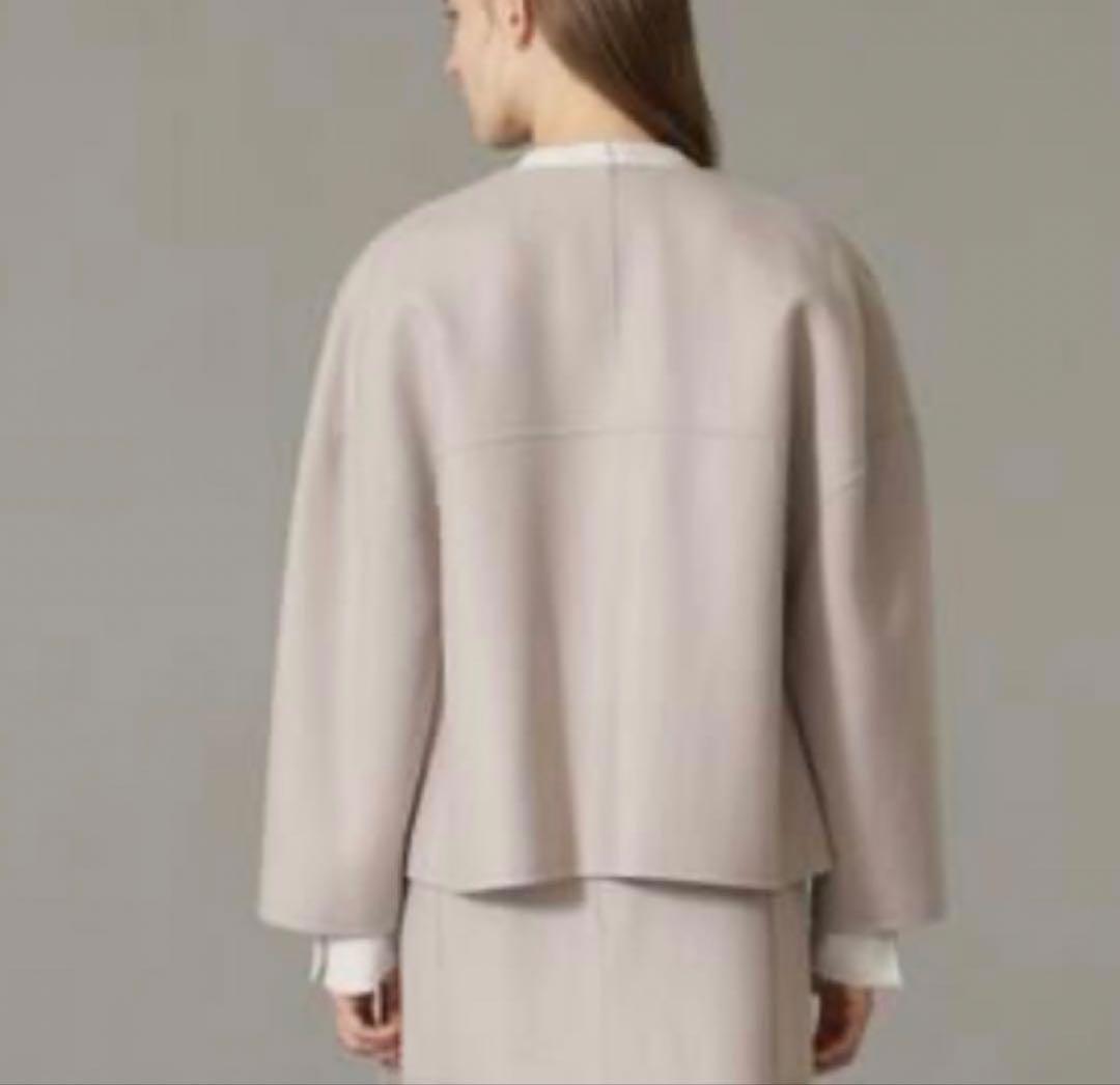 ADOREアドーア ライトリバーノーカラージャケット✨