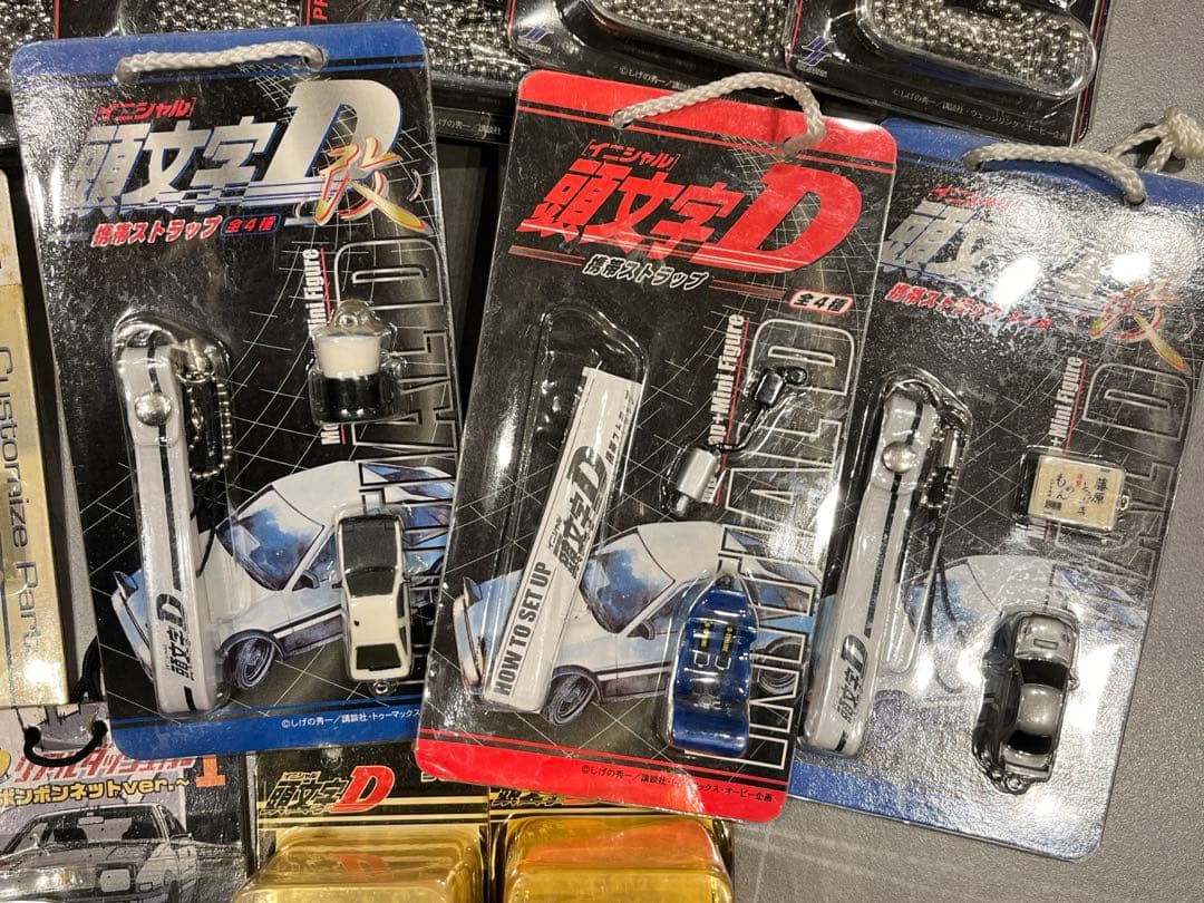 INITIAL D ミニカーとグッズセット　まとめ売り40点