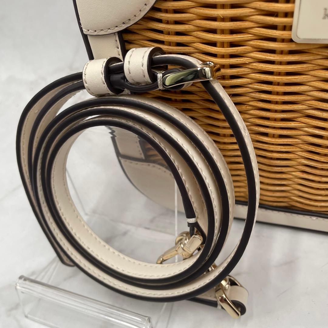 【新品同様】　ケイトスペード かごバッグ 2WAY ショルダーバッグ パイン