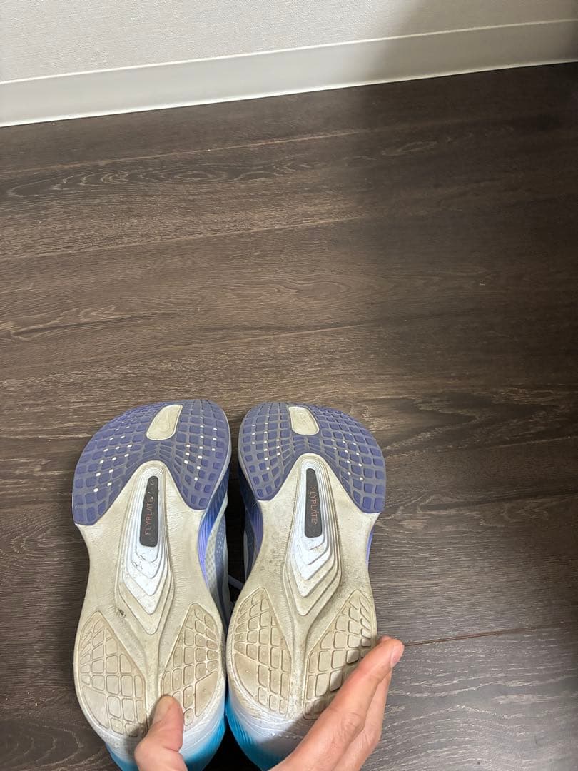 ズームフライ　 ホワイト/パープル/グレー