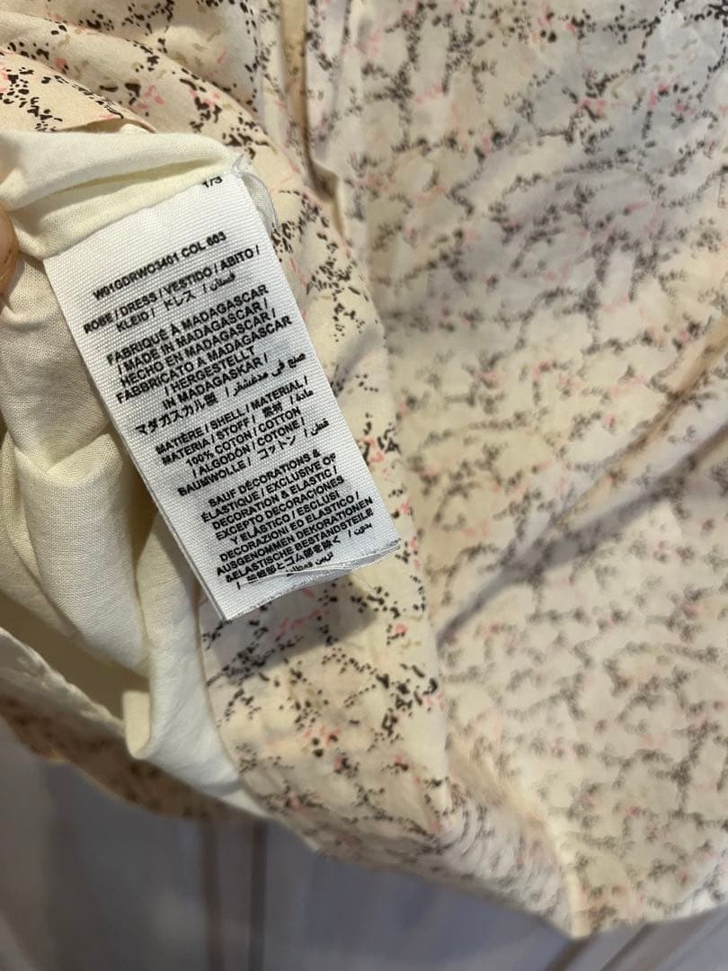 【きちさん専用】bonpoint 10A 花柄スモッキング　ワンピース