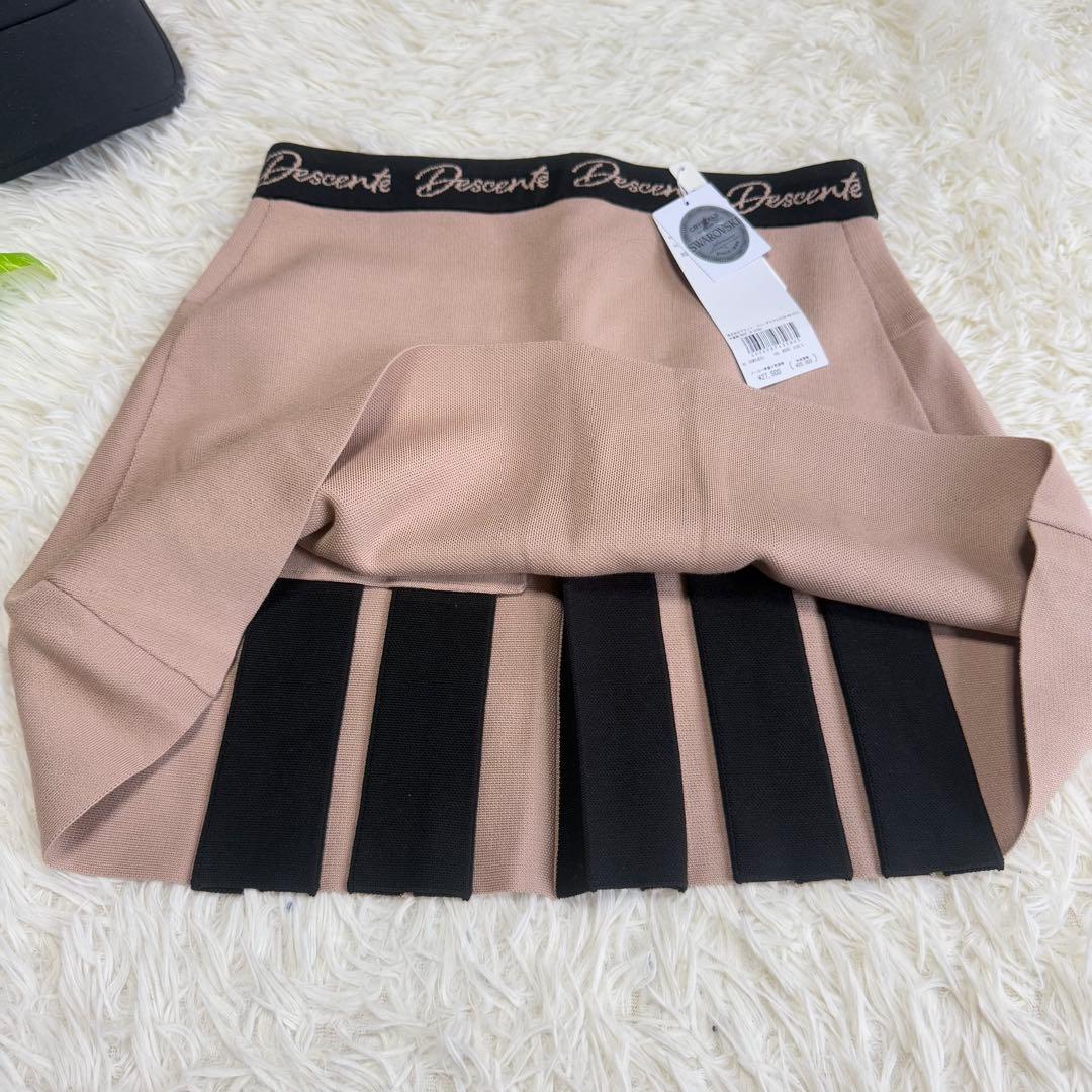 【デサントゴルフリュクス】新品タグ付✨セットアップニット スカート Lサイズ