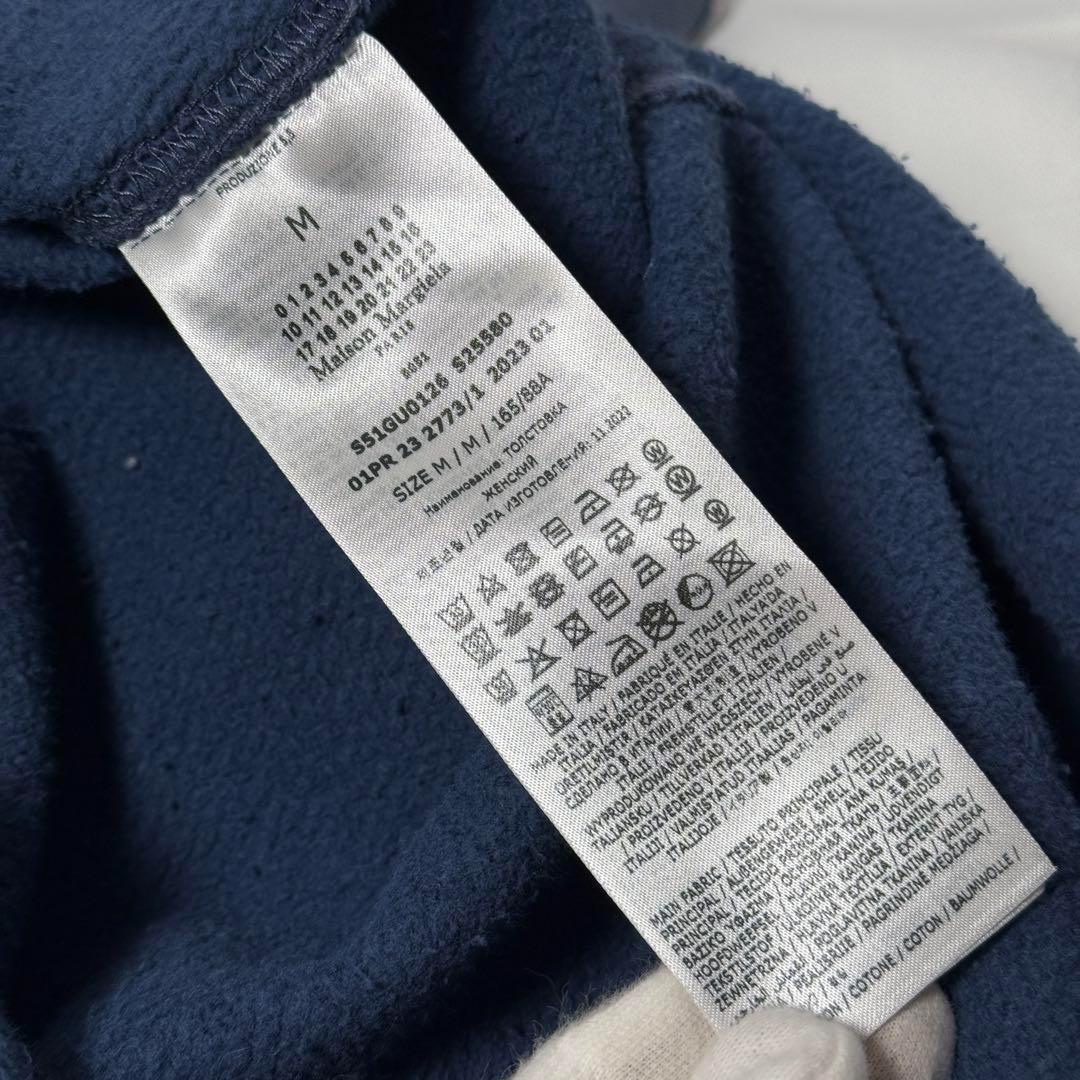 【定価14万】Maison Margiela クロップド スウェット ブルー M
