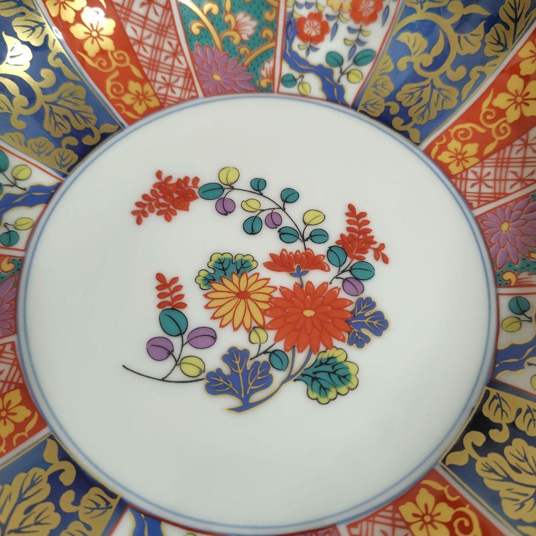 未使用 有田焼 清秀作 元禄古伊万里 金彩 大鉢 大皿 木箱付