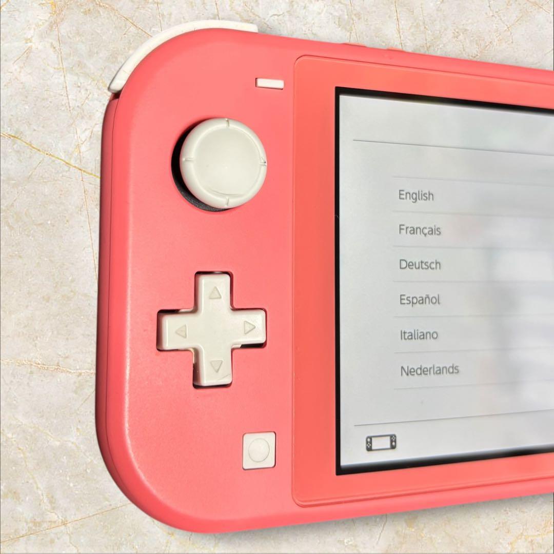 【Nintendo Switch Lite】 ☆コーラルピンク☆ ケース付き