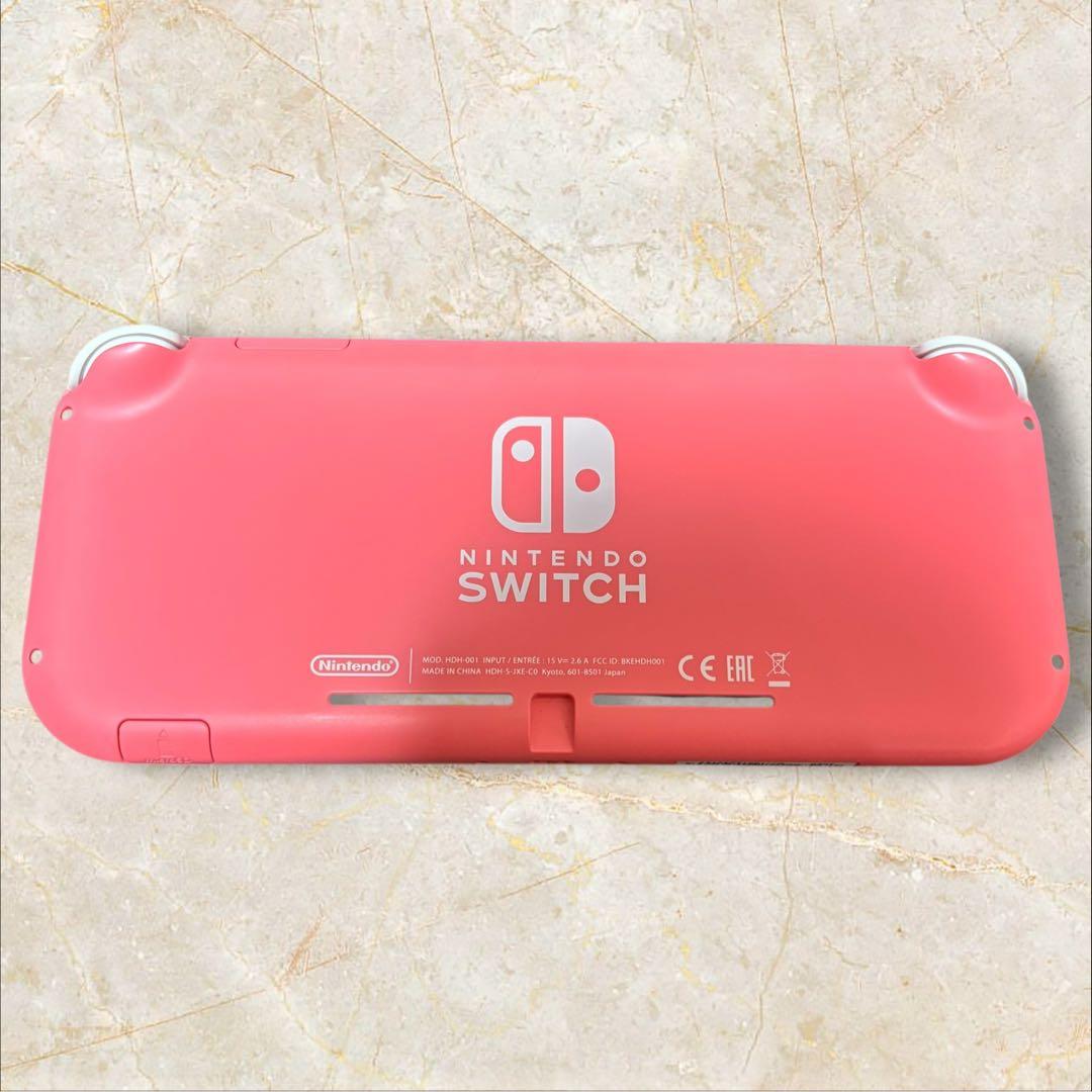 【Nintendo Switch Lite】 ☆コーラルピンク☆ ケース付き