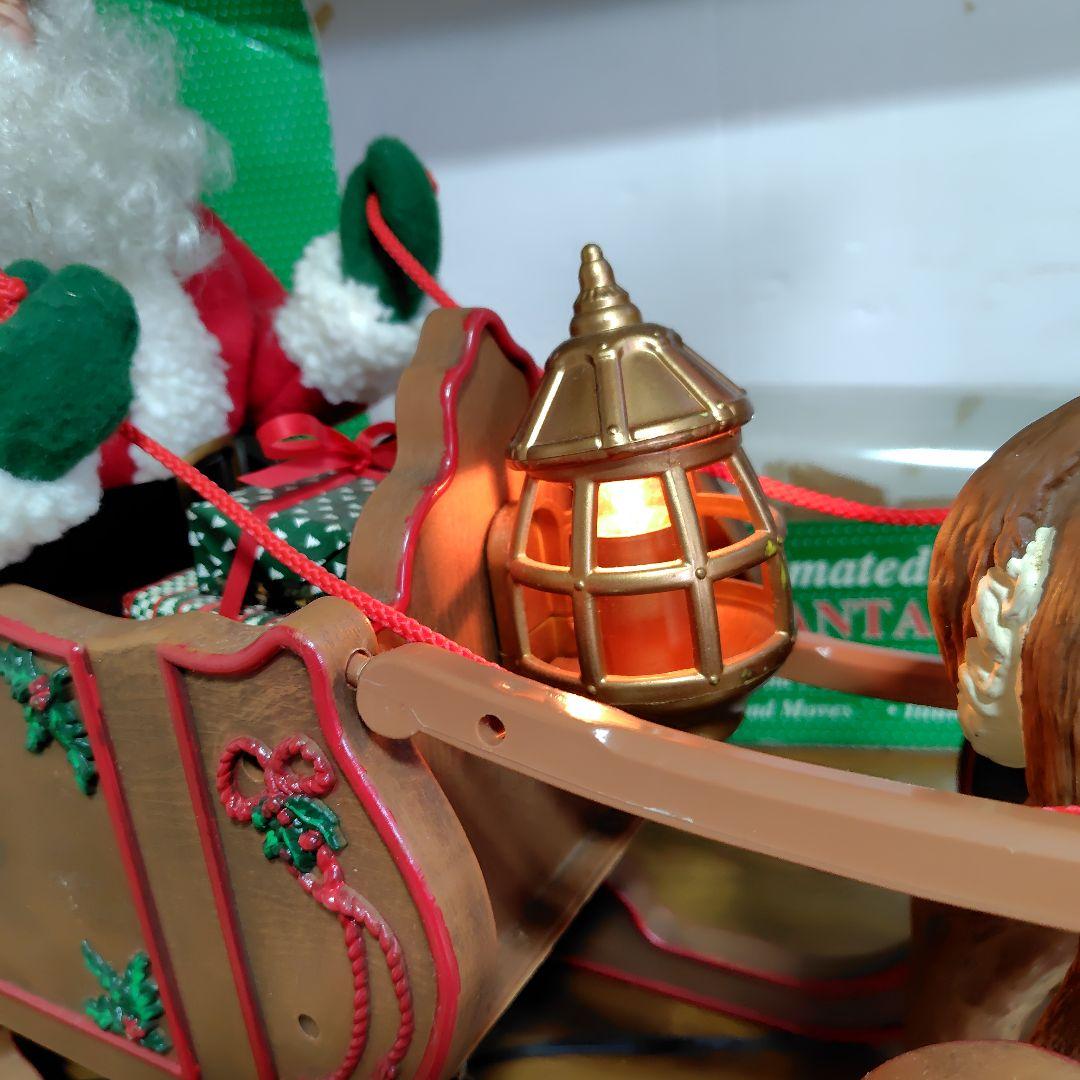 クリスマスのサンタさんとトナカイ (良く読んて下さいませ)　箱なしです。