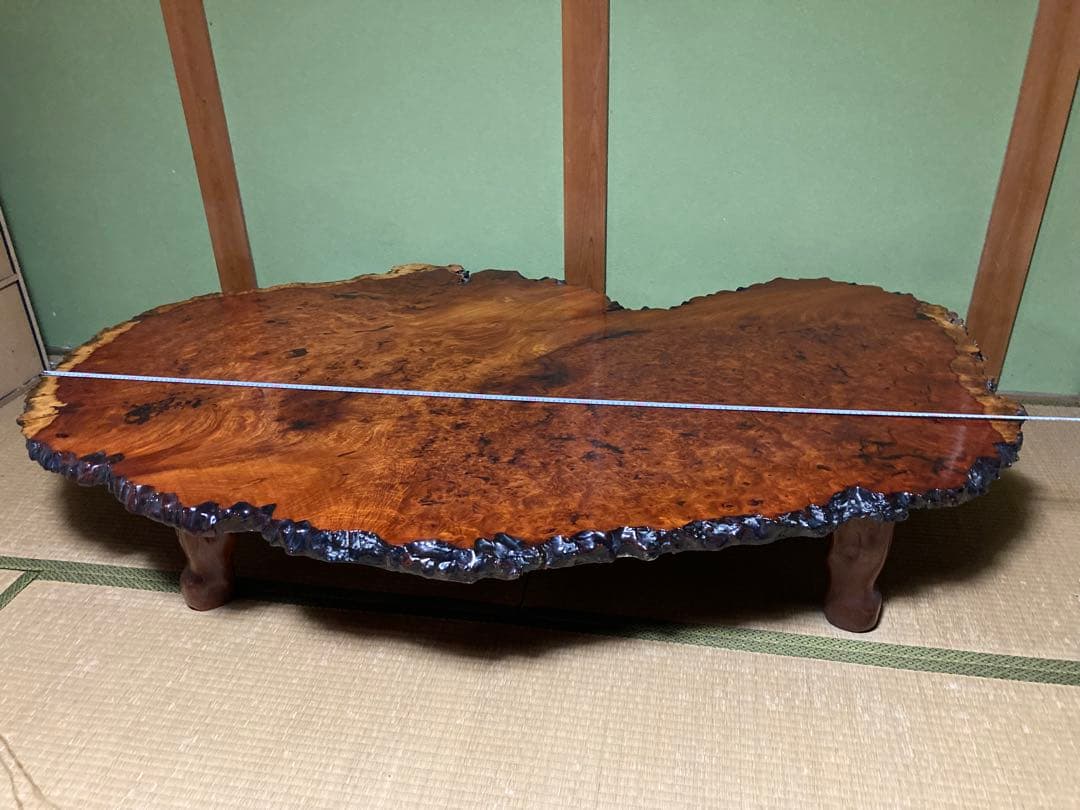 user e25f308cさん専用　送料込　花梨　（かりん）テーブル　座卓