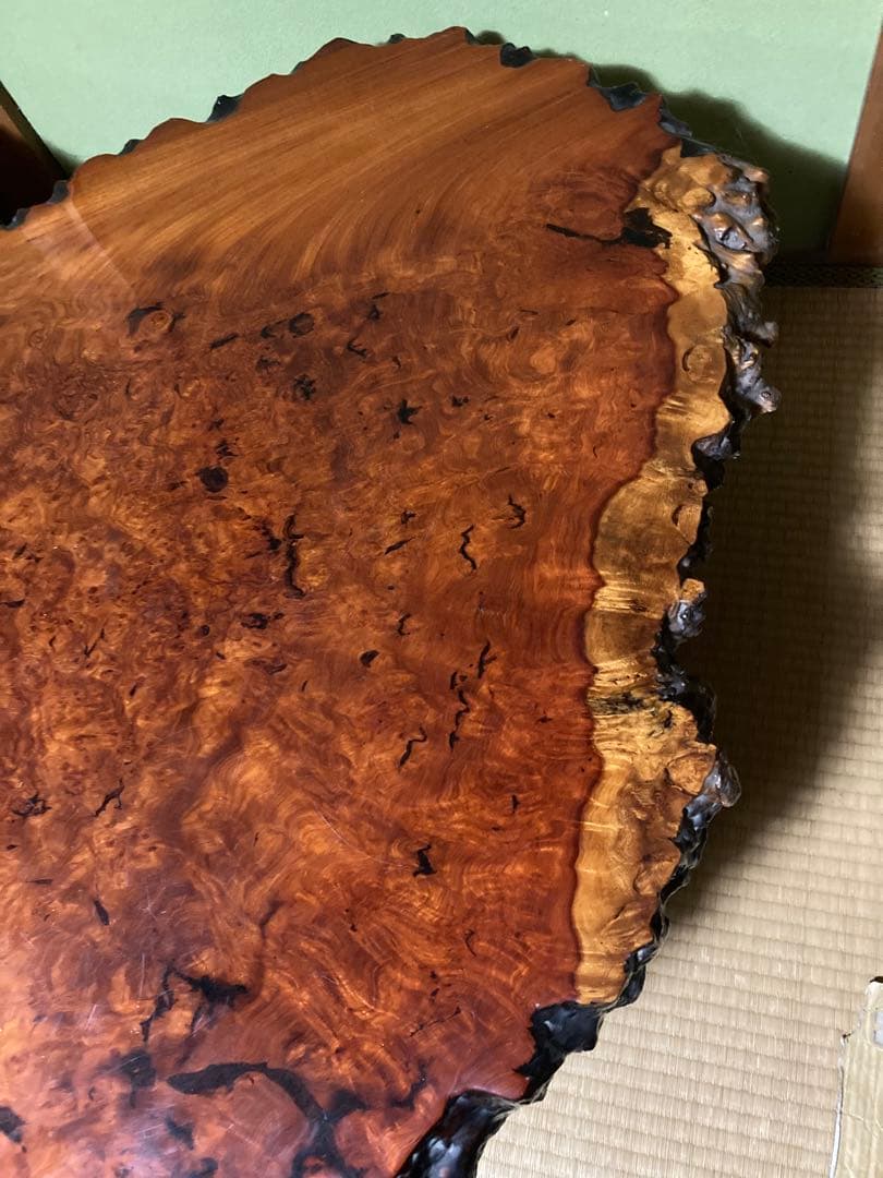 user e25f308cさん専用　送料込　花梨　（かりん）テーブル　座卓