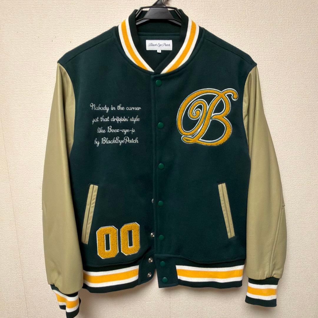 black eye patch スタジャン