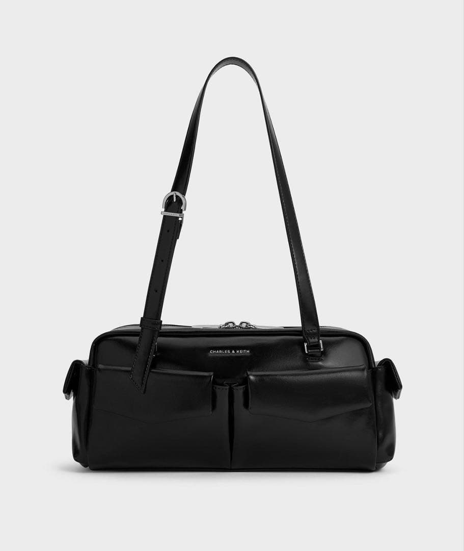 CHARLES&KEITH マルチポケットショルダーバッグ