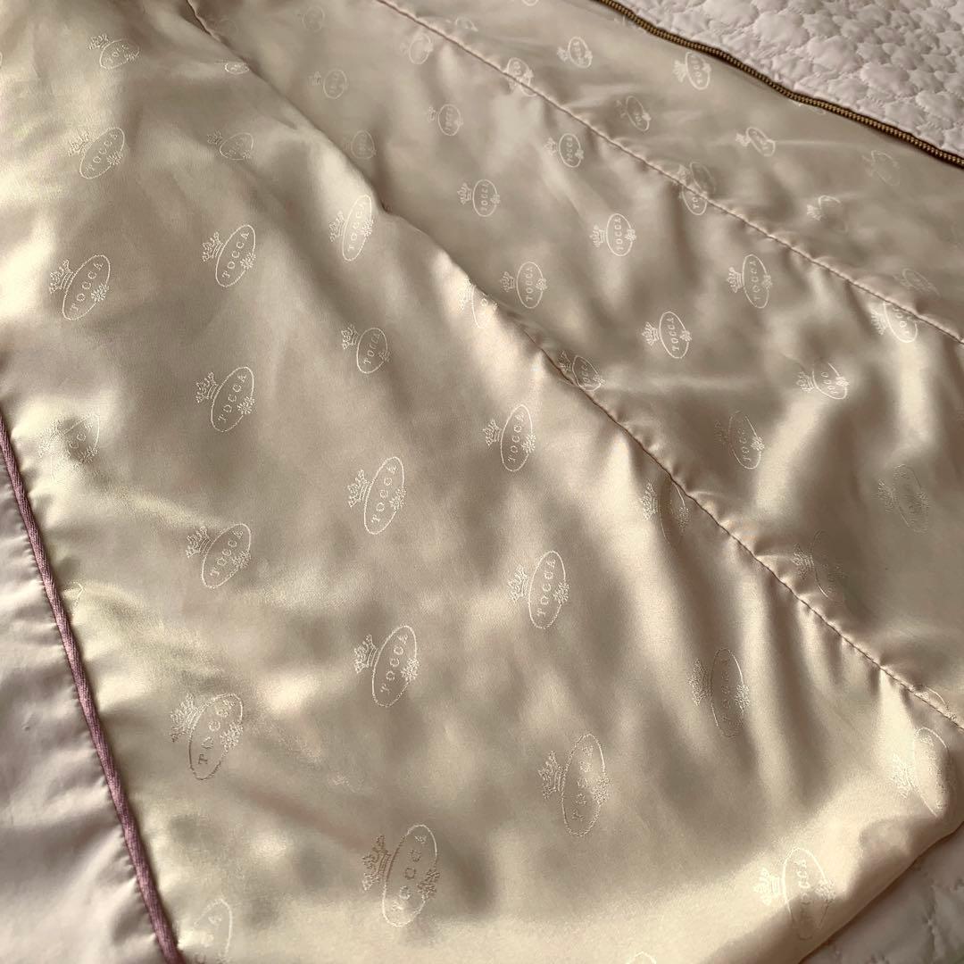 TOCCAトッカLAURAキルティングAラインロングコート2waySサイズ相当