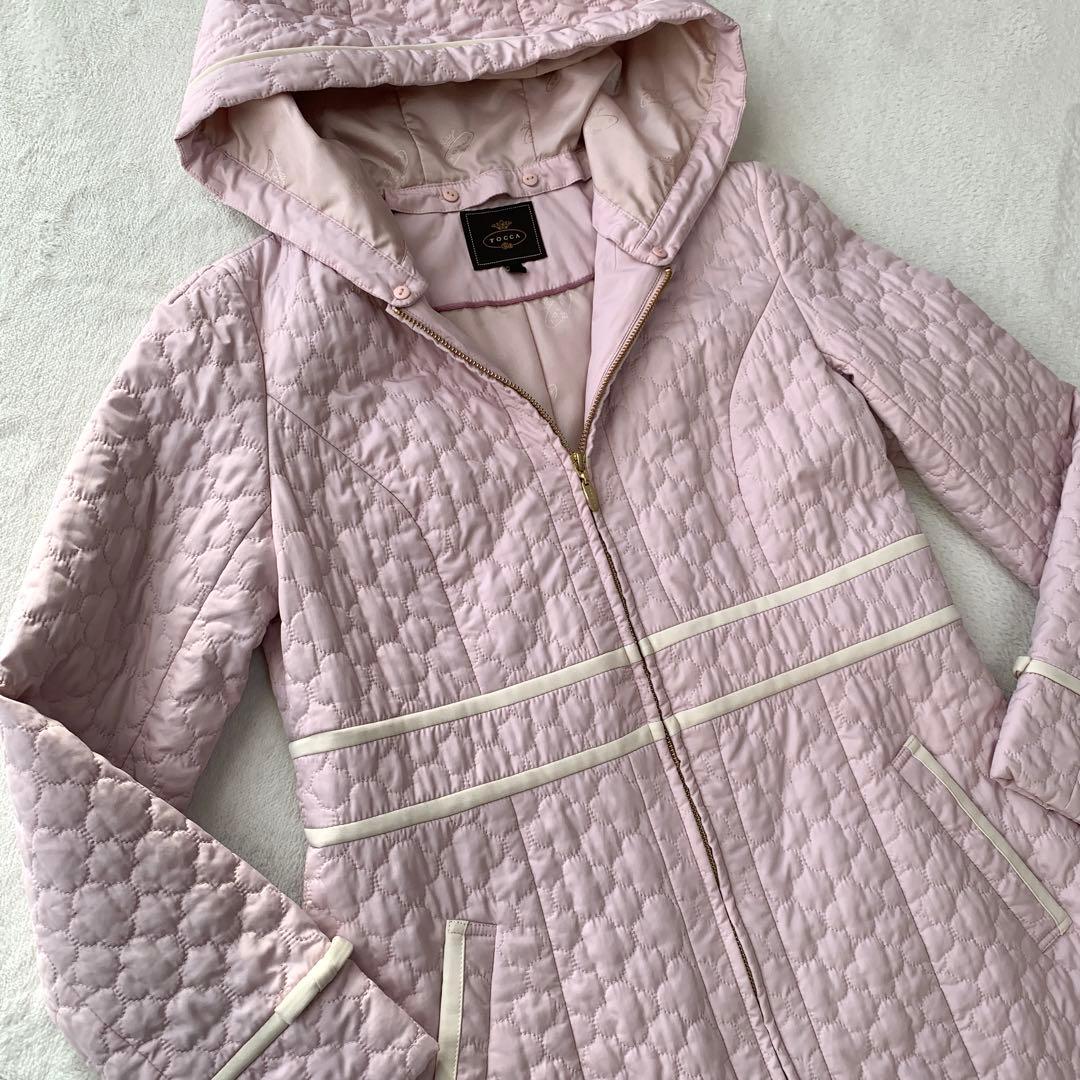 TOCCAトッカLAURAキルティングAラインロングコート2waySサイズ相当