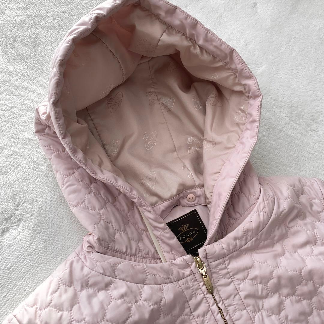 TOCCAトッカLAURAキルティングAラインロングコート2waySサイズ相当