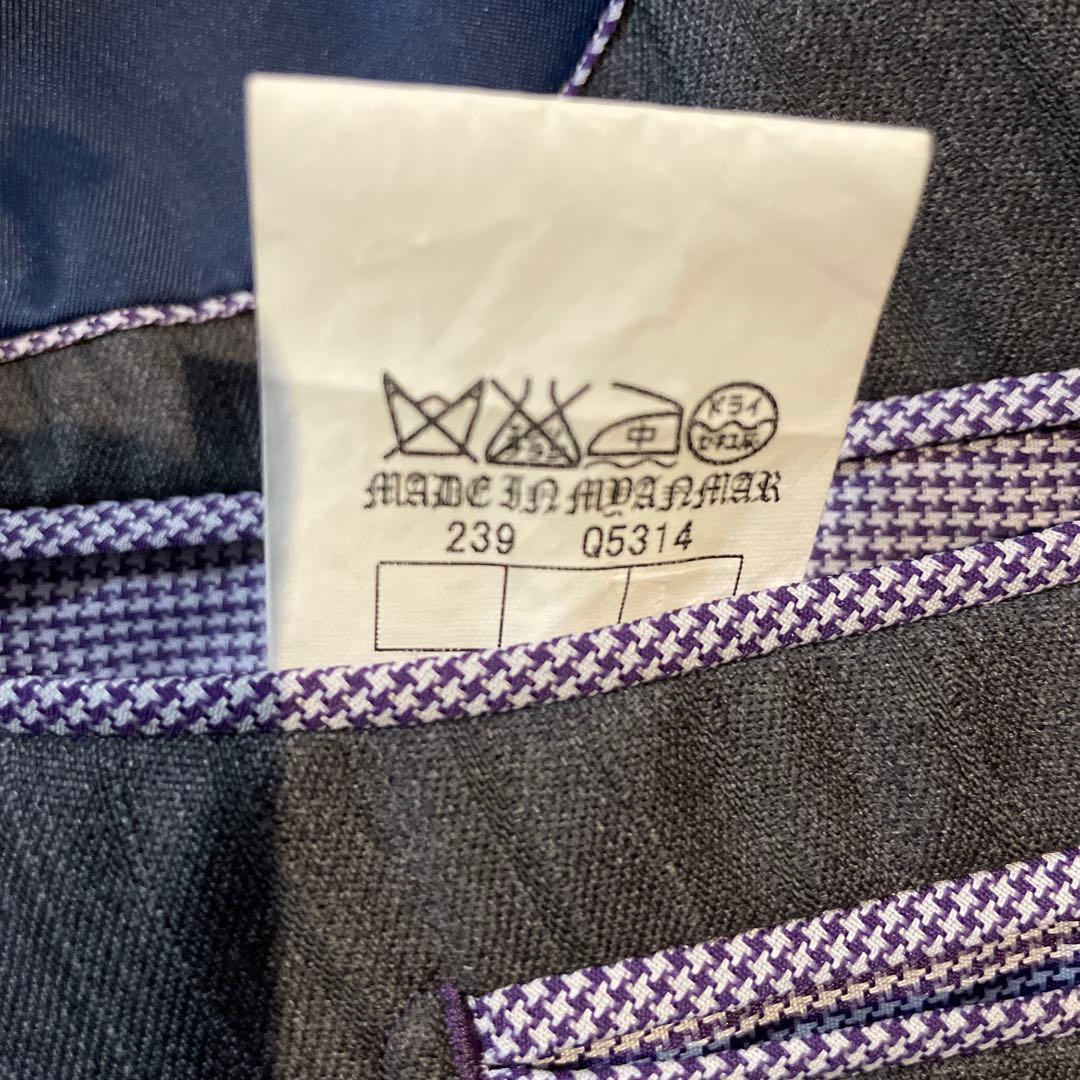 PSFA グレーシャドーストライプ 3ピーススーツセットアップ