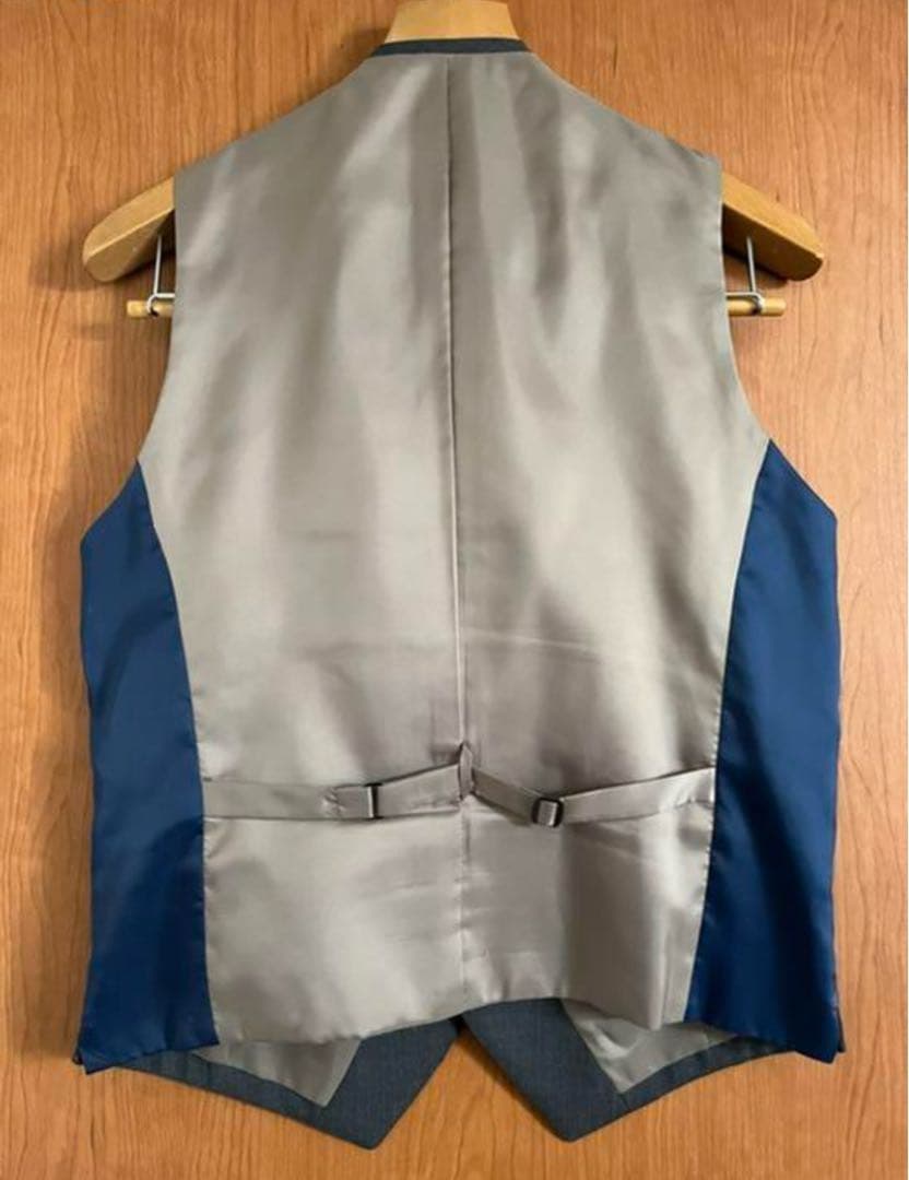 PSFA グレーシャドーストライプ 3ピーススーツセットアップ