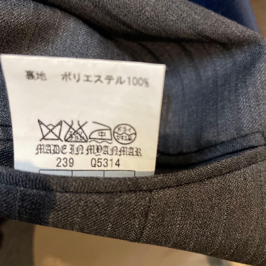 PSFA グレーシャドーストライプ 3ピーススーツセットアップ