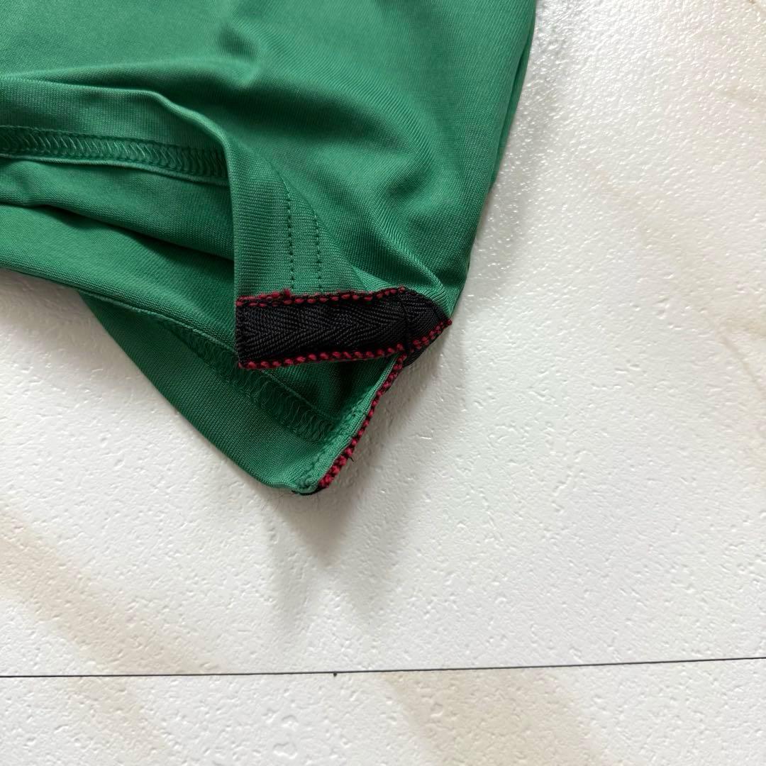 未使用級✨ BRIEFING モックネック シャツ 半袖 グリーン