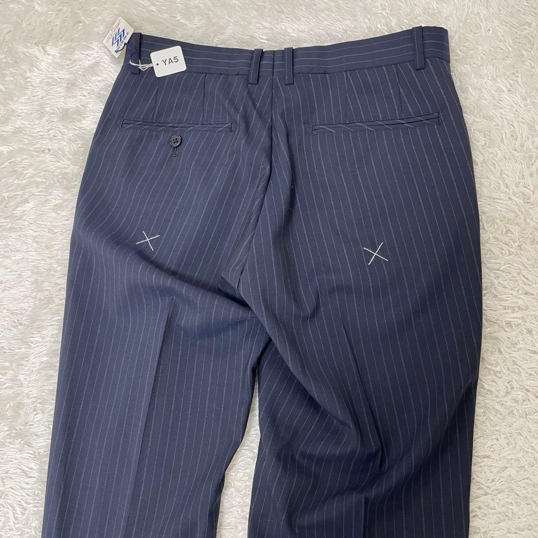 【新品　タグ付き】青山 セットアップ スーツ ウォッシュブル YA5 ネイビー