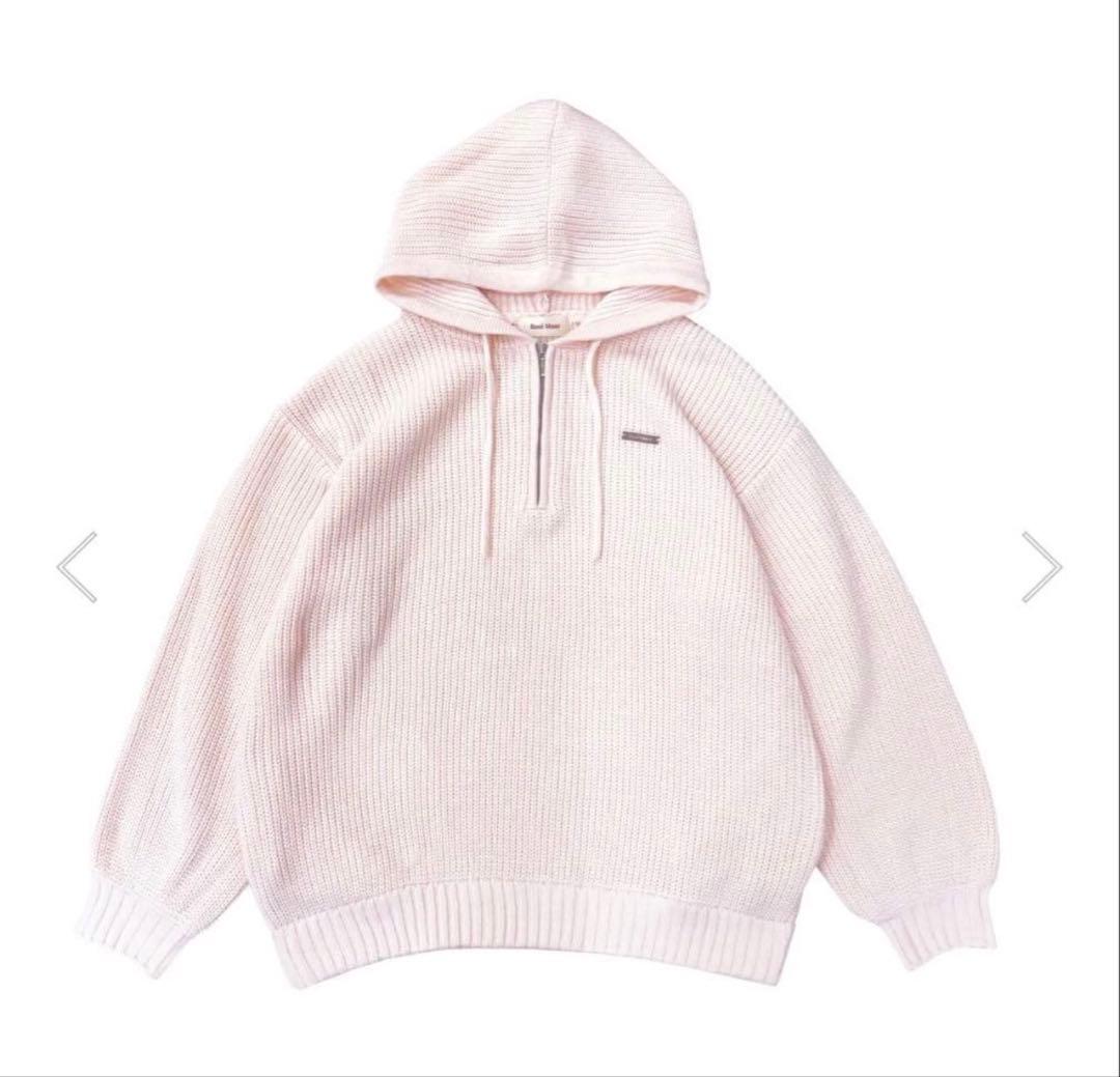 トップス rosemuse Over sized half zip hoodie