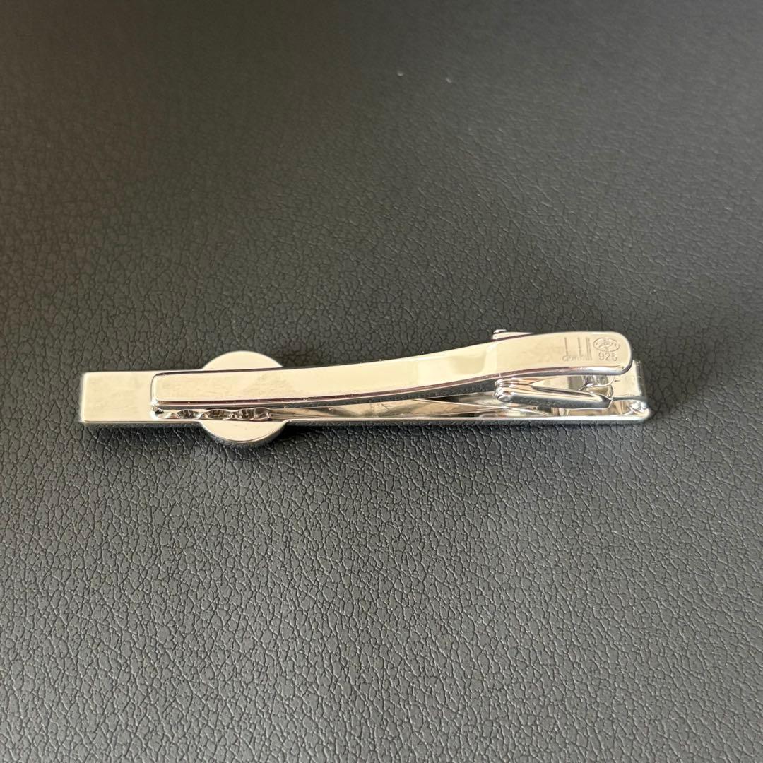 【良品】【ダンヒル】ネクタイピン ピンクシェル シルバー925 結婚式
