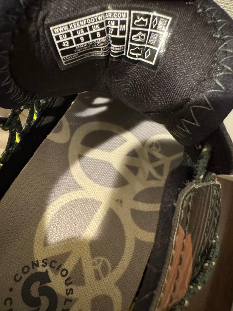 KEEN UNEEK WK （ユニーク ダブルケー）FAFコラボ27cm 美品