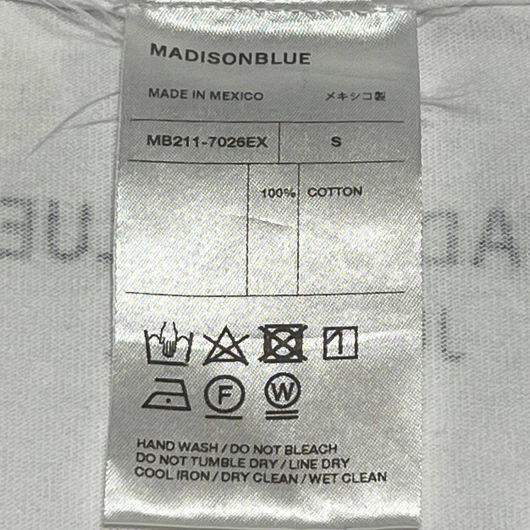 【美品】マディソンブルー　フォトプリントTシャツ　ホワイト　S　着用感M相当