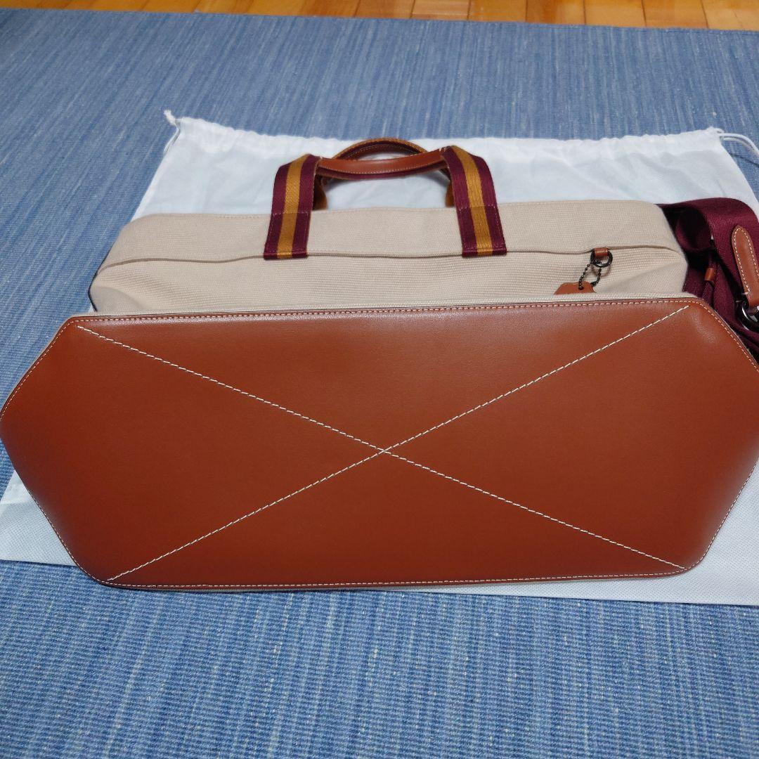 COACH トートバッグ ベージュ キャンバス