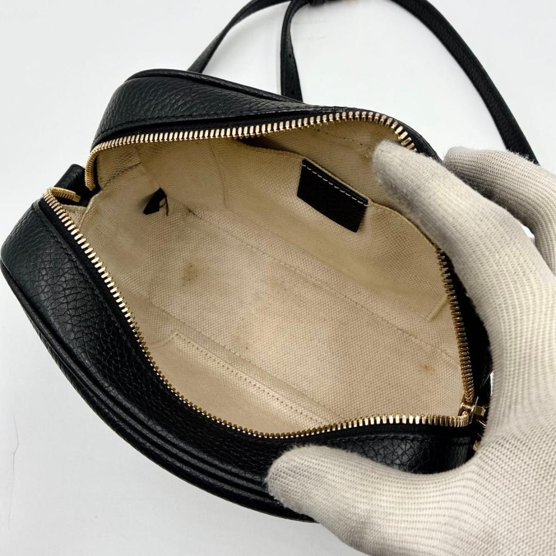 LALALA　グッチ ディスコ ショルダーバッグ ソーホー レザー