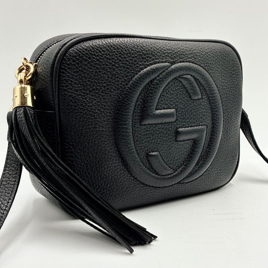 LALALA　グッチ ディスコ ショルダーバッグ ソーホー レザー